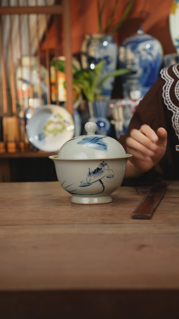 瓷片景德镇设计师釉下手绘陶瓷餐具