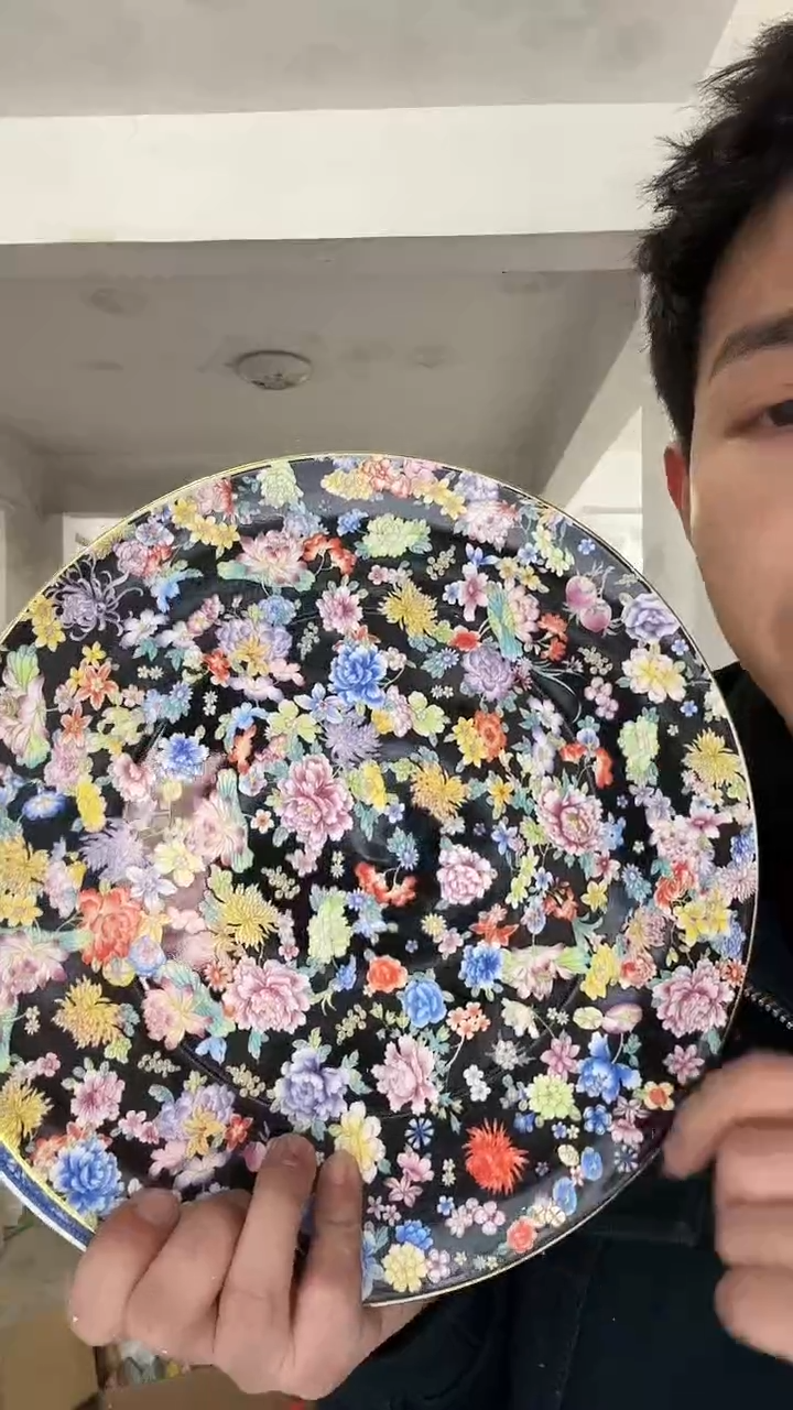 【闪购商品】瓷片黑金摆盘黑金摆盘