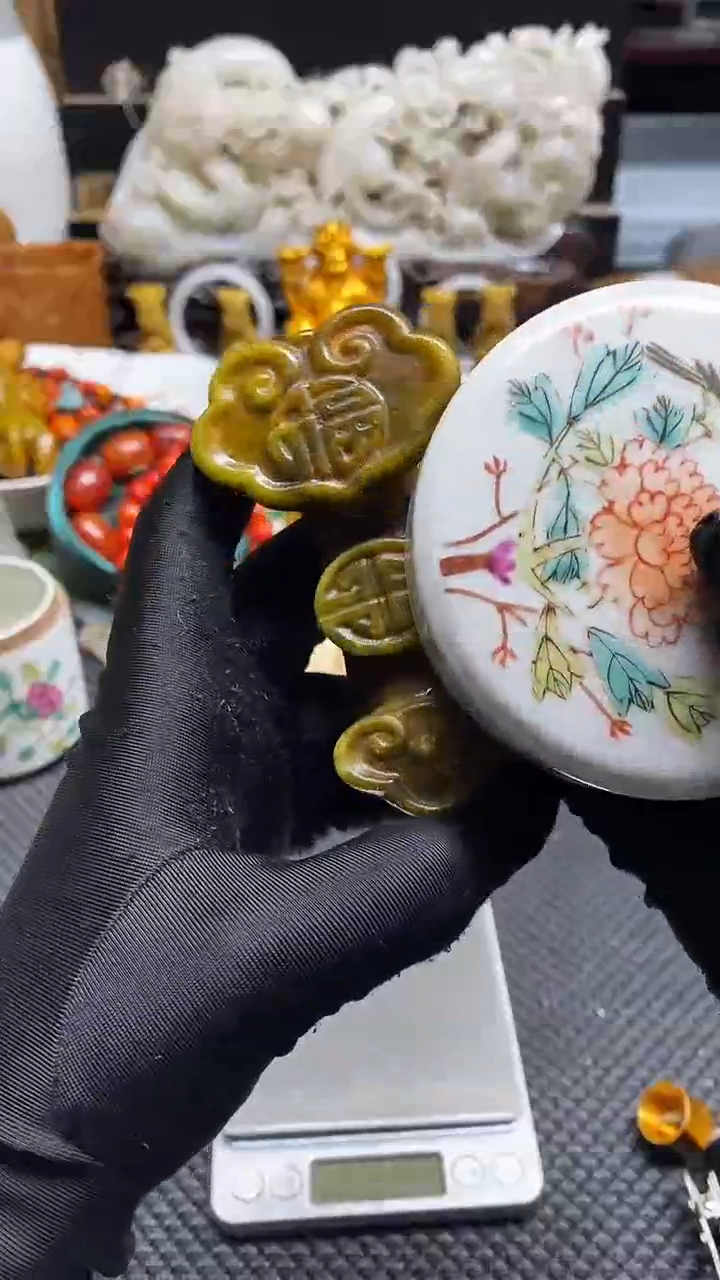 【闪购商品】瓷片瓷器瓷片 摆件1个