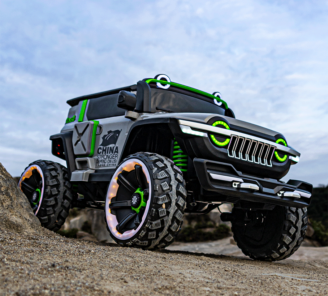 坦克300儿童电动汽车可坐大人四驱越野车双人双座带避震动力强劲