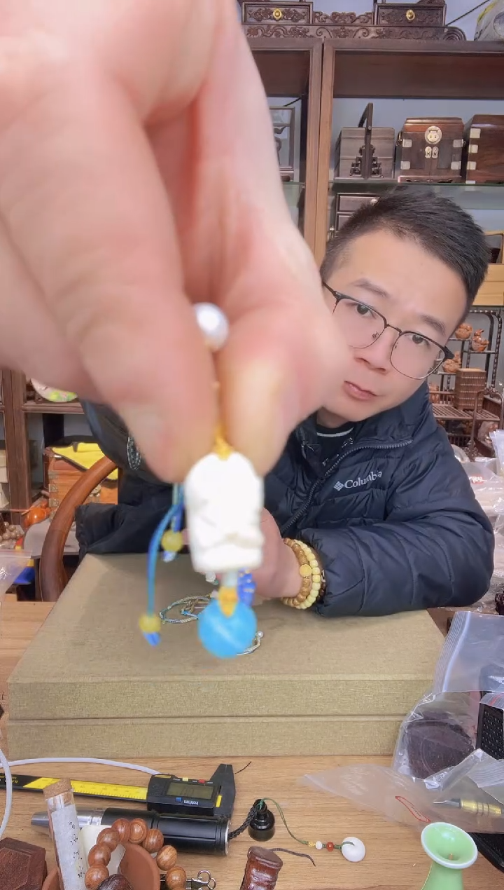 【闪购商品】乌木类书架584猛犸扎基手编绳手链