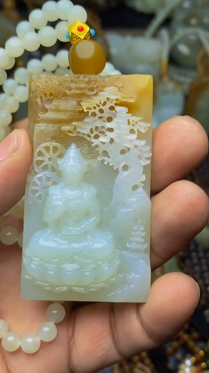 未镶嵌和田玉挂件1