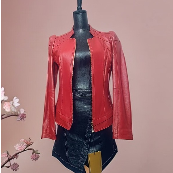 精品女装短款轻职风皮衣时尚皮夹克秋冬百搭【直播间为准】