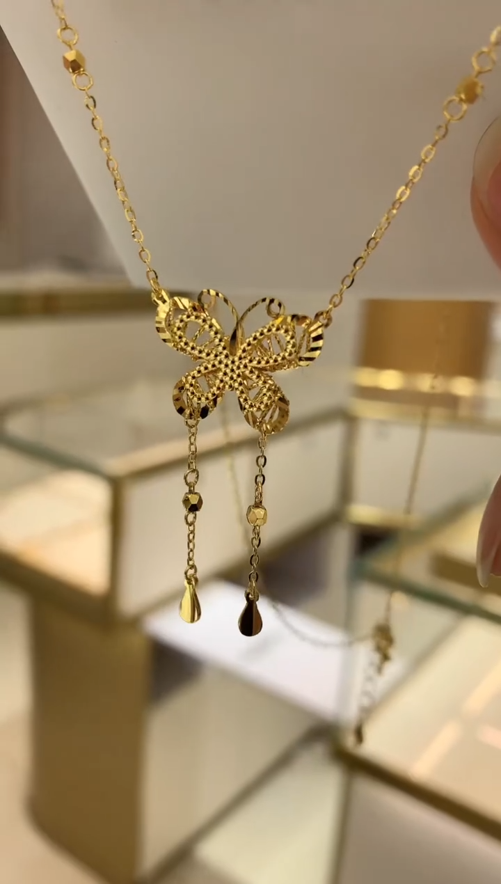 【闪购商品】定制足金项链S433|4575