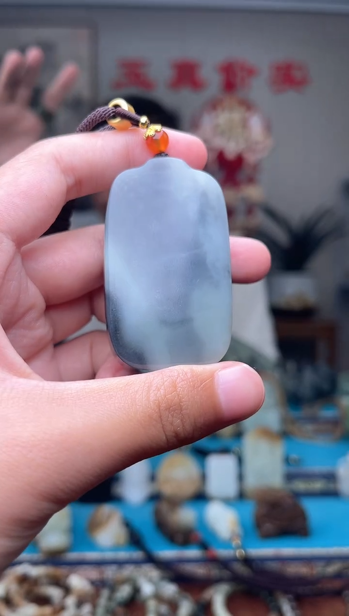 和田玉未镶嵌挂件1