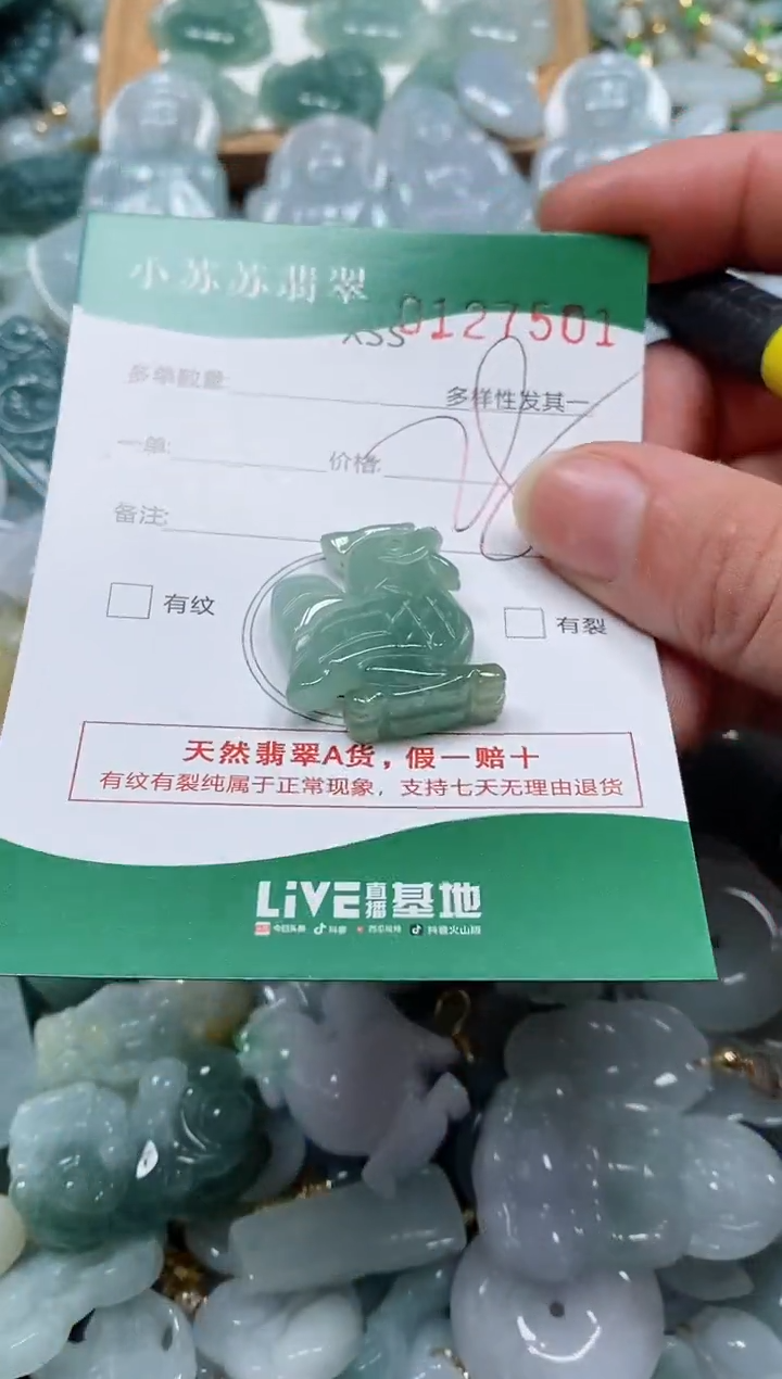 【闪购商品】翡翠颈饰未镶嵌闪购商品0127501