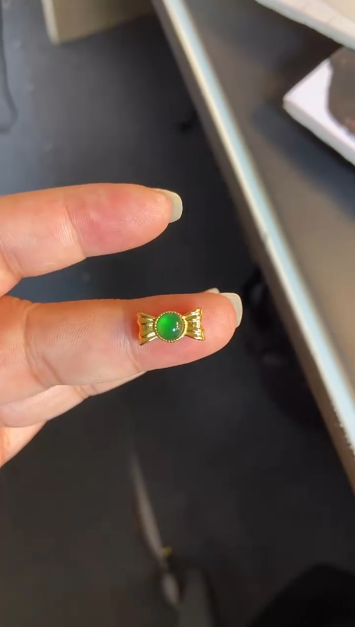 吊坠(不含链)银S925镶嵌翡翠1