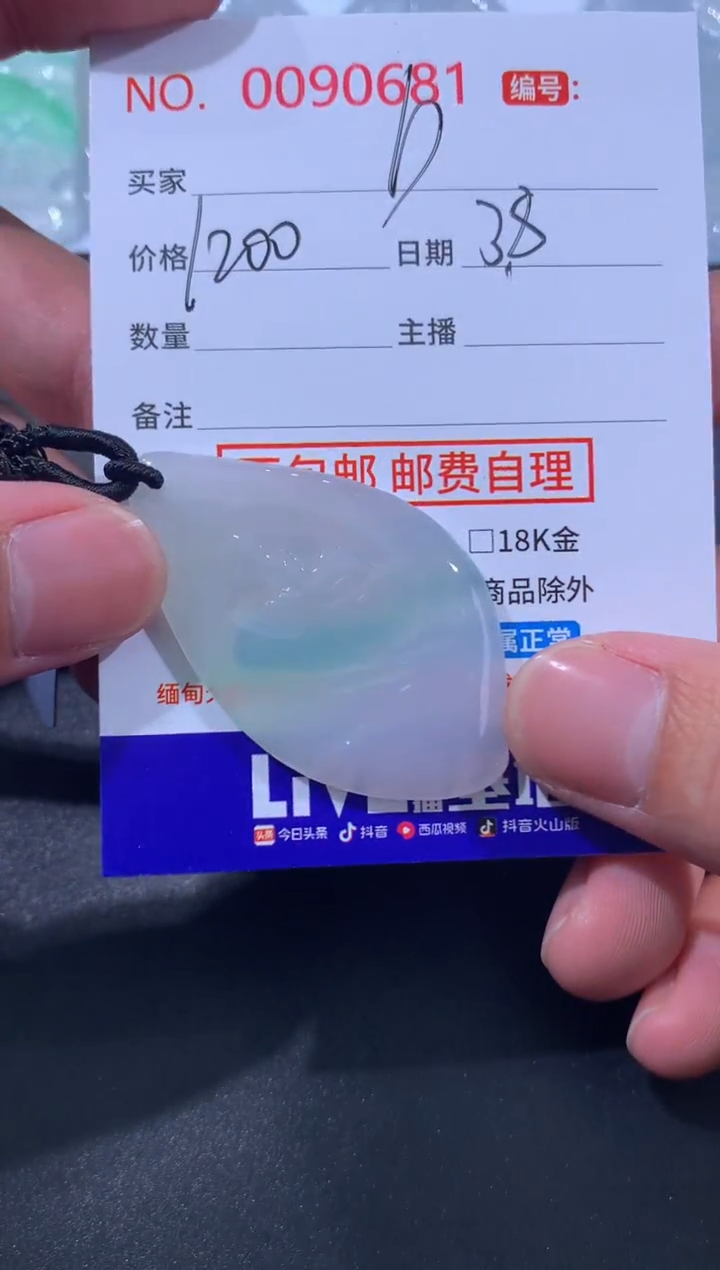 【闪购商品】翡翠颈饰未镶嵌！D