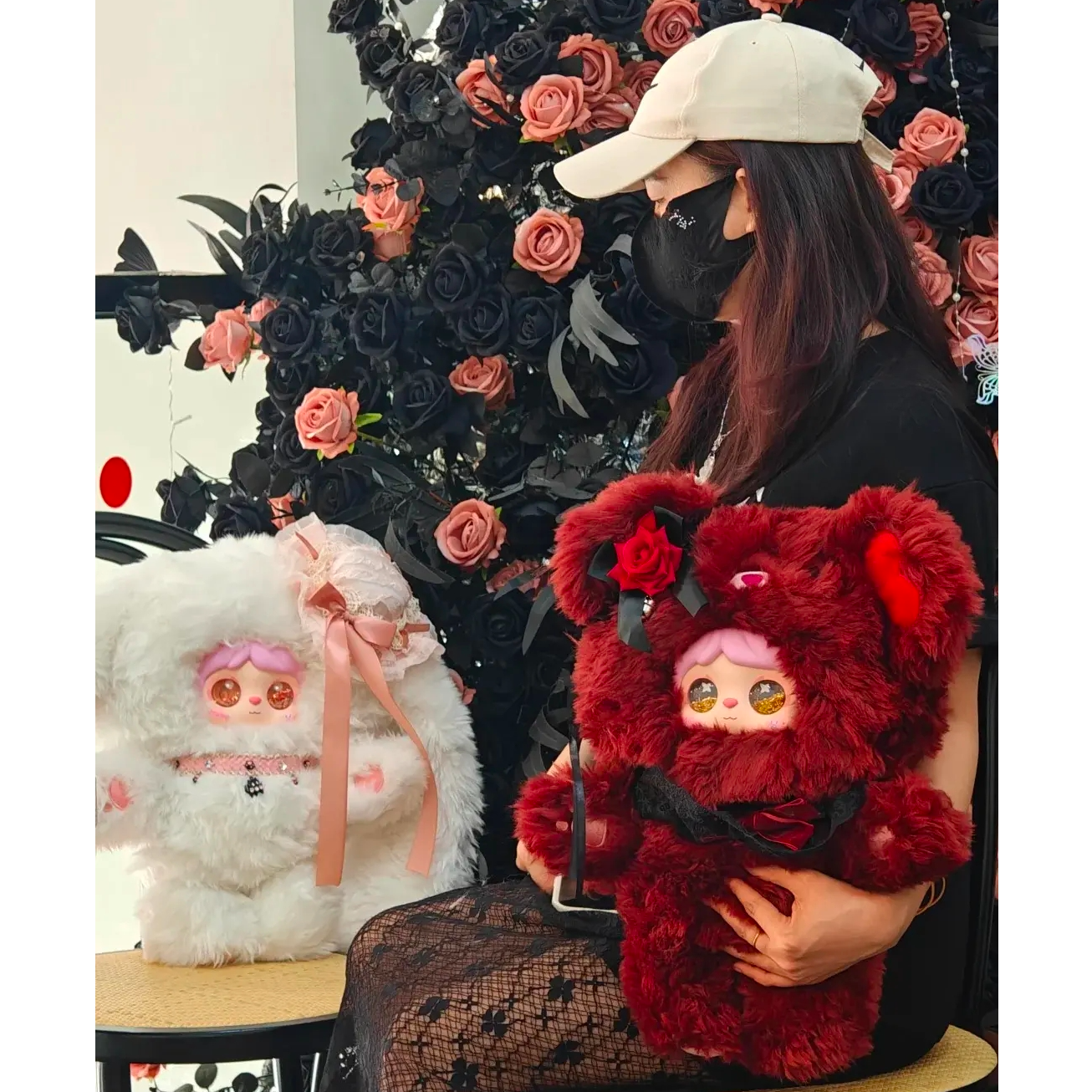 【主播平拆】mielno蜜诺600%潮玩毛绒公仔摆件盲盒