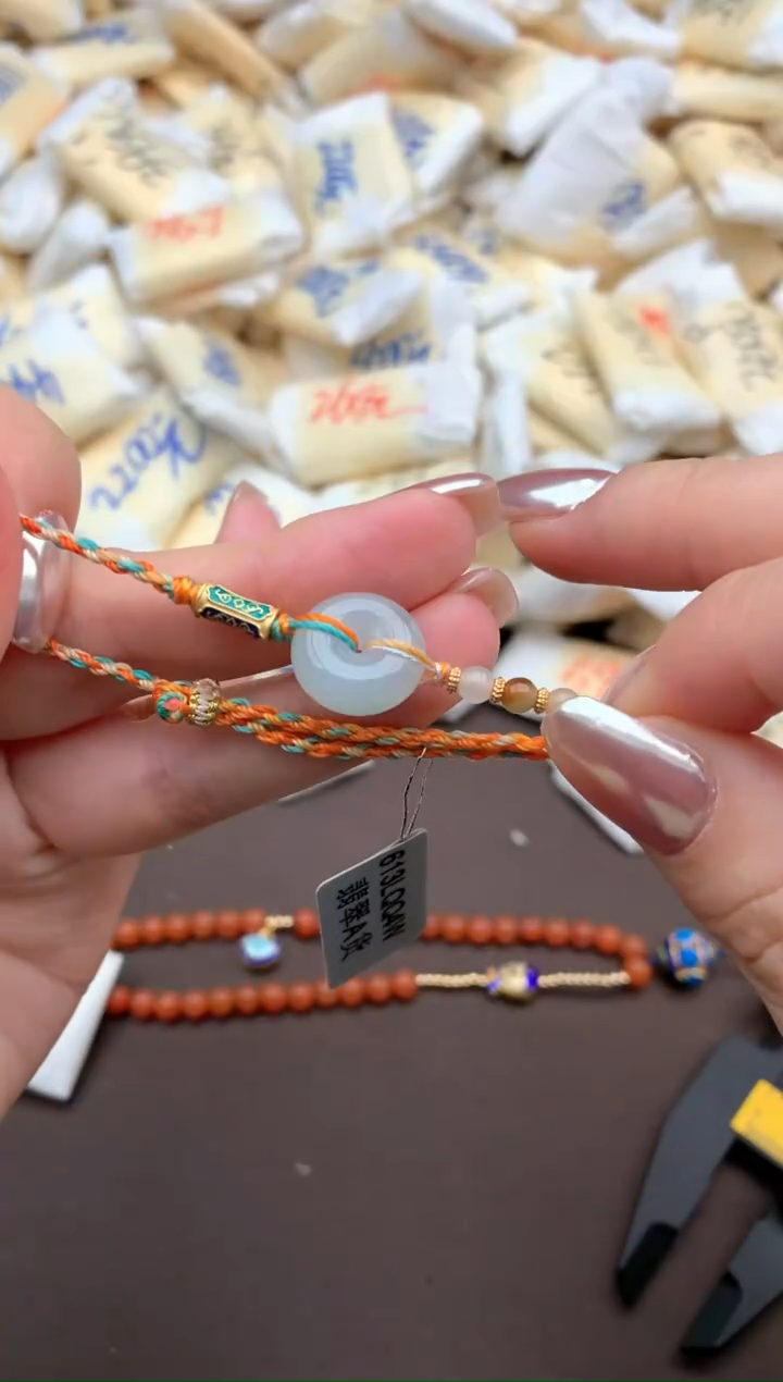 【闪购商品】翡翠手绳银S925镶嵌一