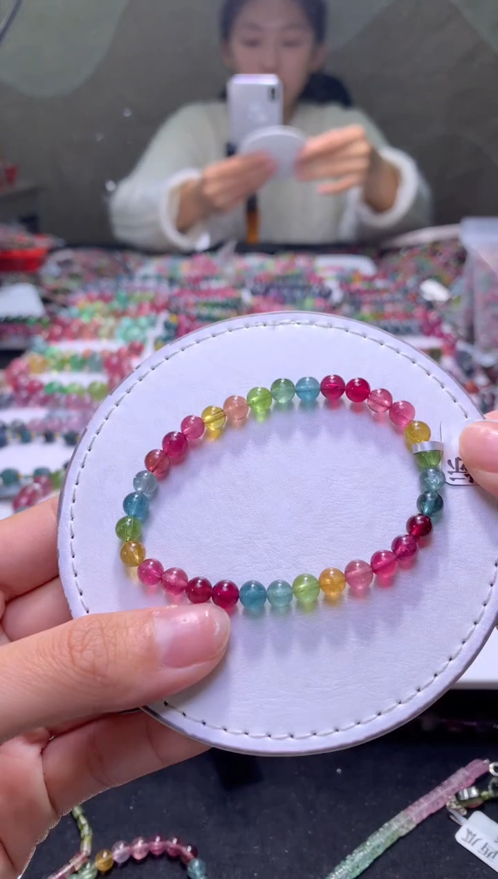 未镶嵌手串碧玺A168【天然碧玺】