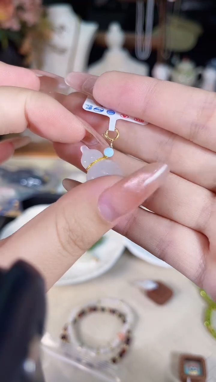 和田玉银S925镶嵌吊坠(不含链)多样性发货其一