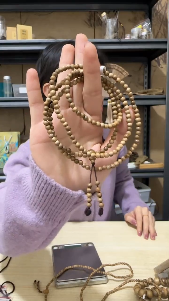 【闪购商品】沉香手串28号香港圆珠多圈卡4