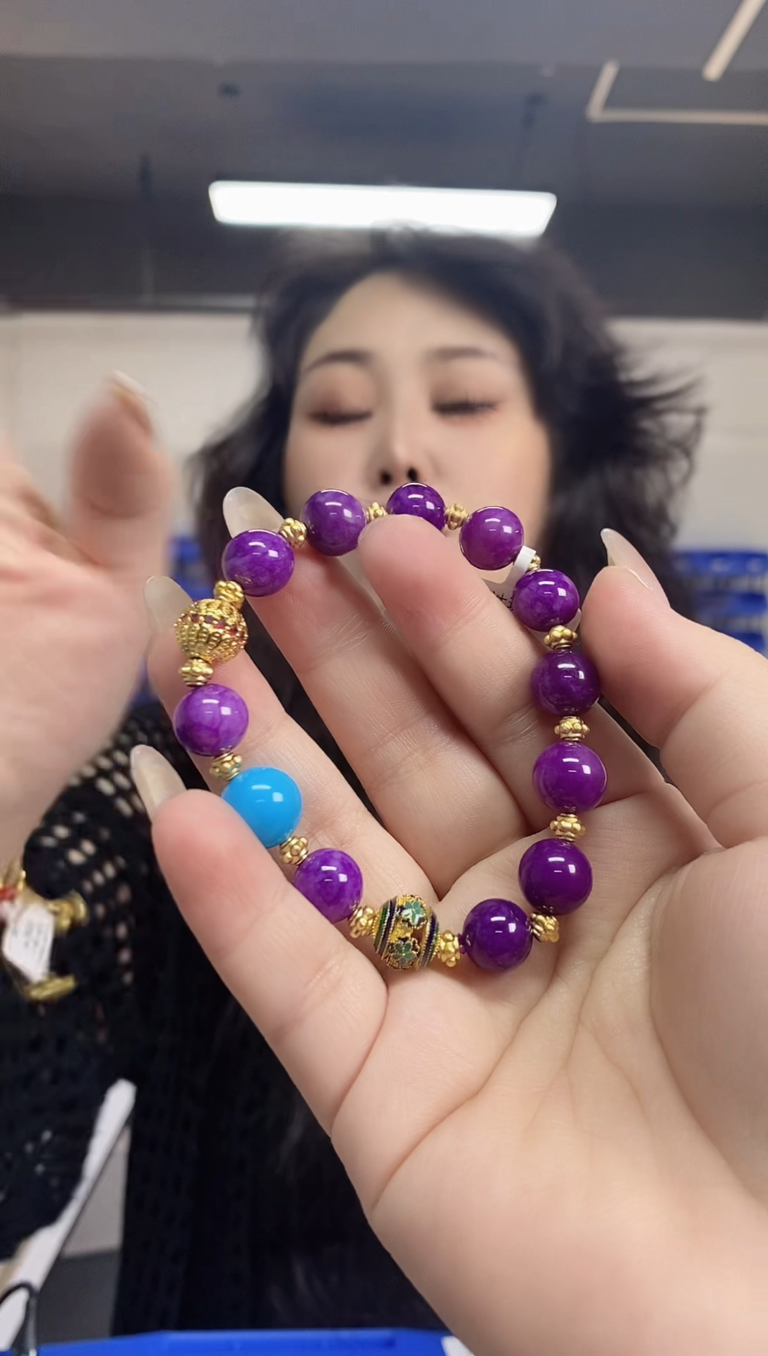 未镶嵌苏纪石（舒俱来）手串多样性发其一颜色微差