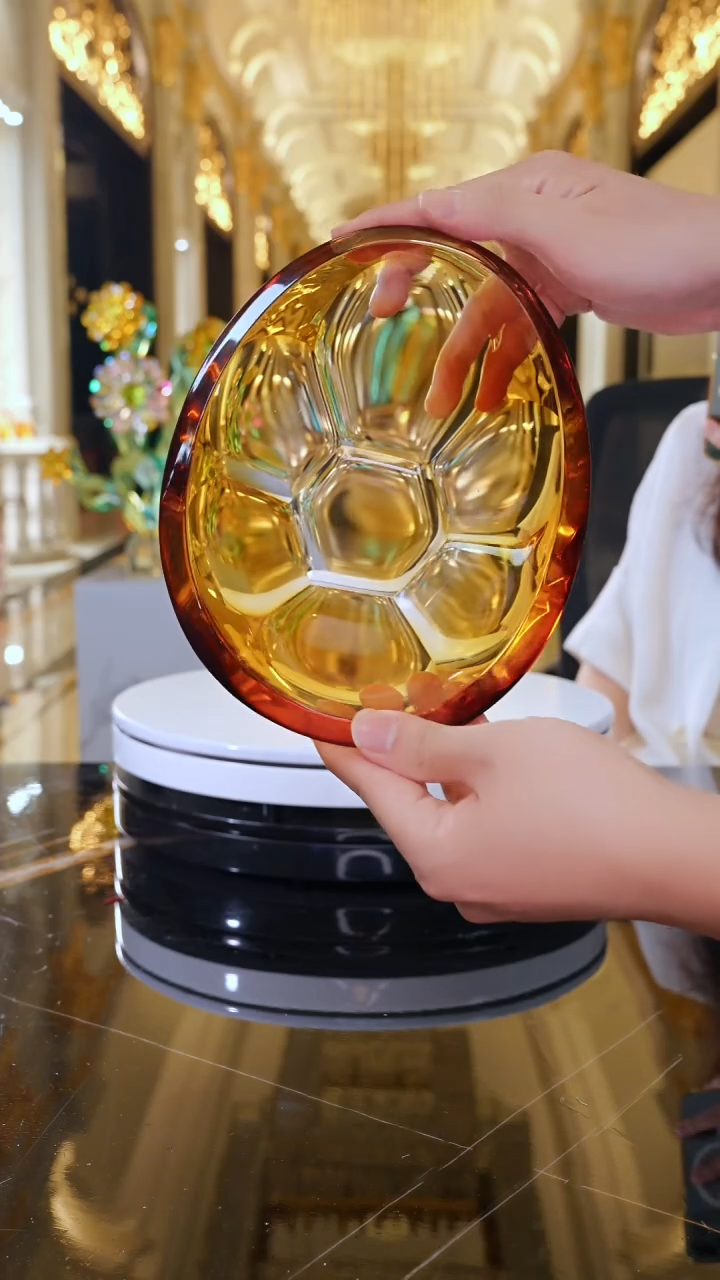 琉璃YB00077元宝收纳果碗