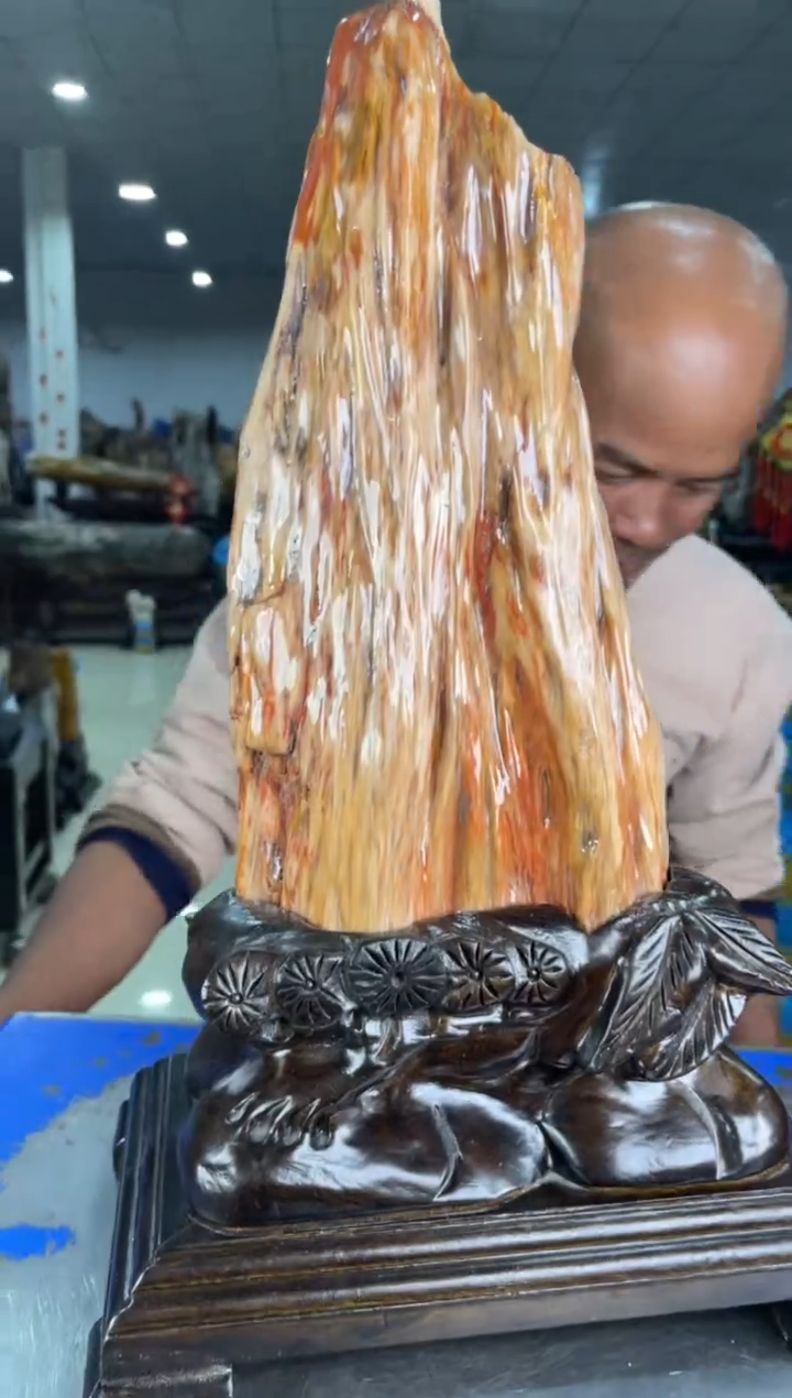 【闪购商品】硅化玉摆件未镶嵌68