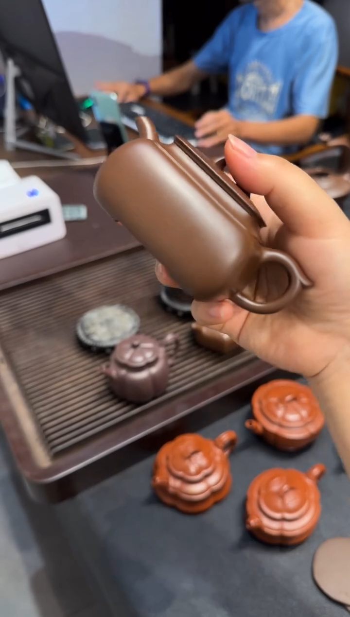 茶壶紫砂亦*长四方 紫砂壶