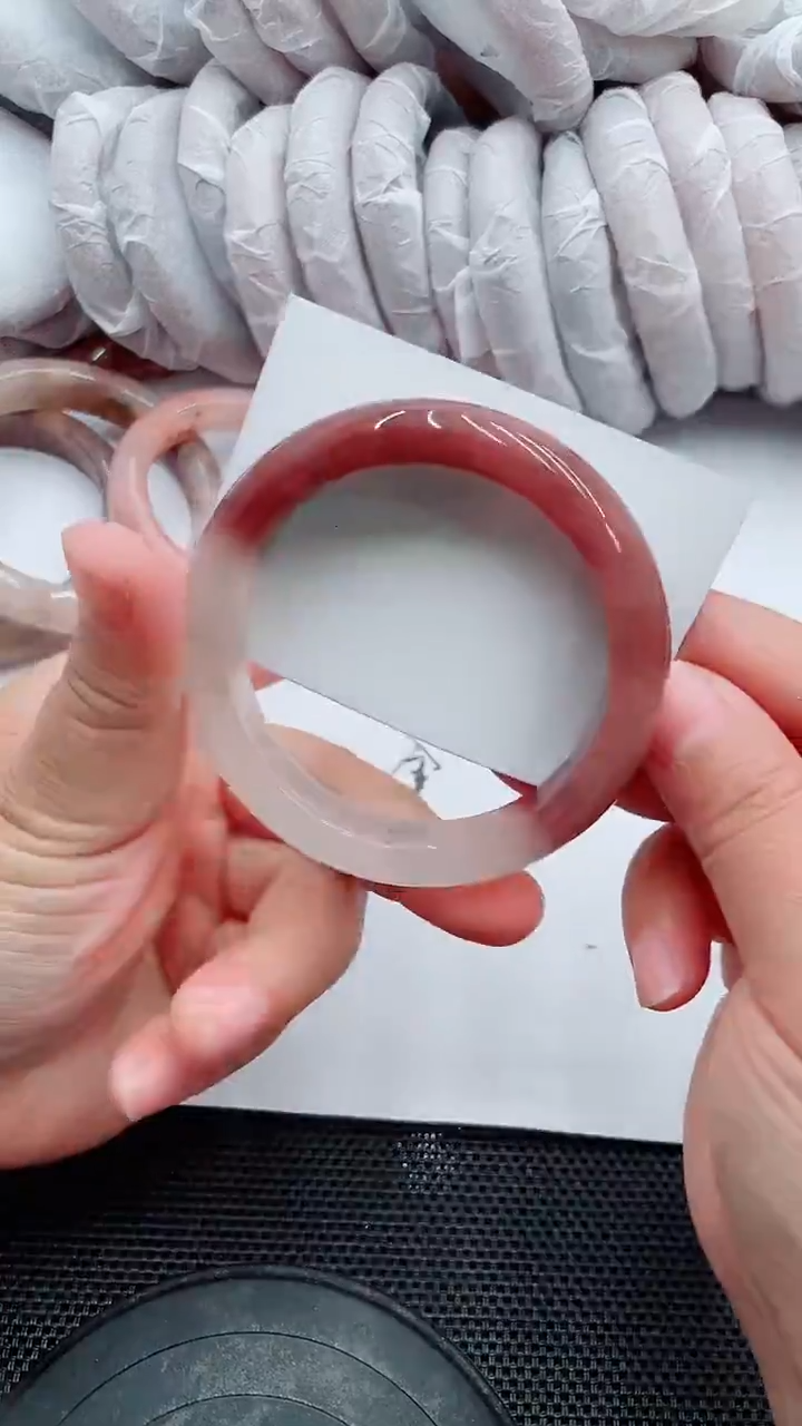 未镶嵌手镯石英质玉194-56-57