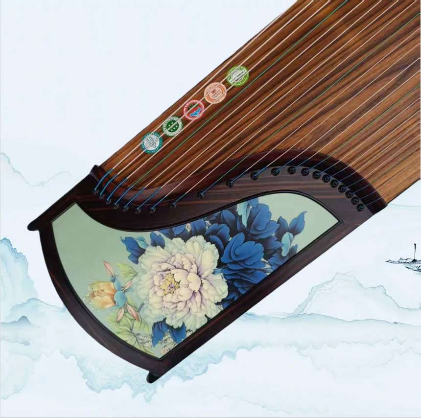 艺百年古筝《牡丹》成人零基础初学儿童适用古筝