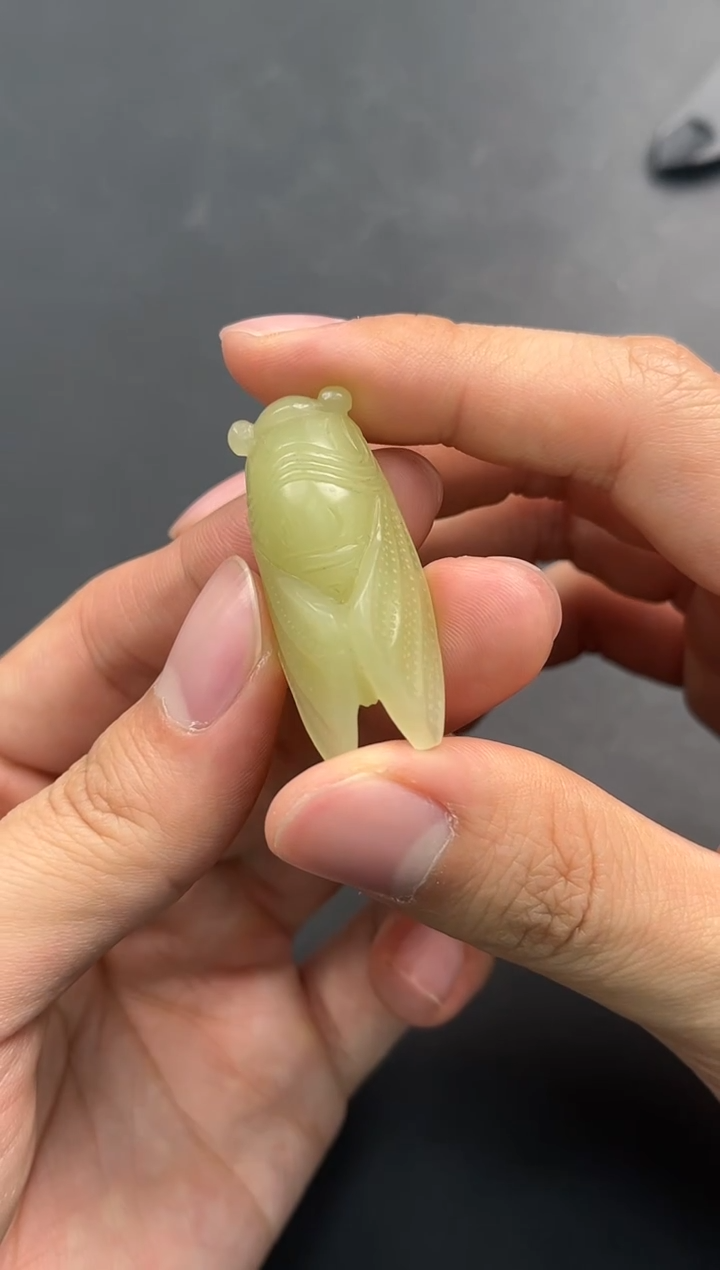 未镶嵌手串和田玉若羌黄口吊坠微色差