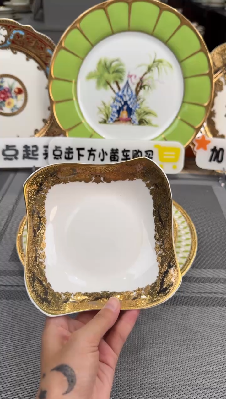 【闪购商品】瓷片6英寸沙拉碗两个  福利