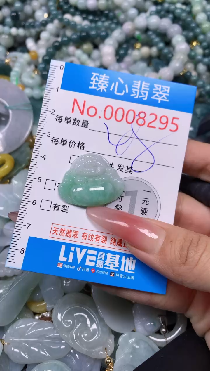 【闪购商品】翡翠颈饰未镶嵌含绳0008295