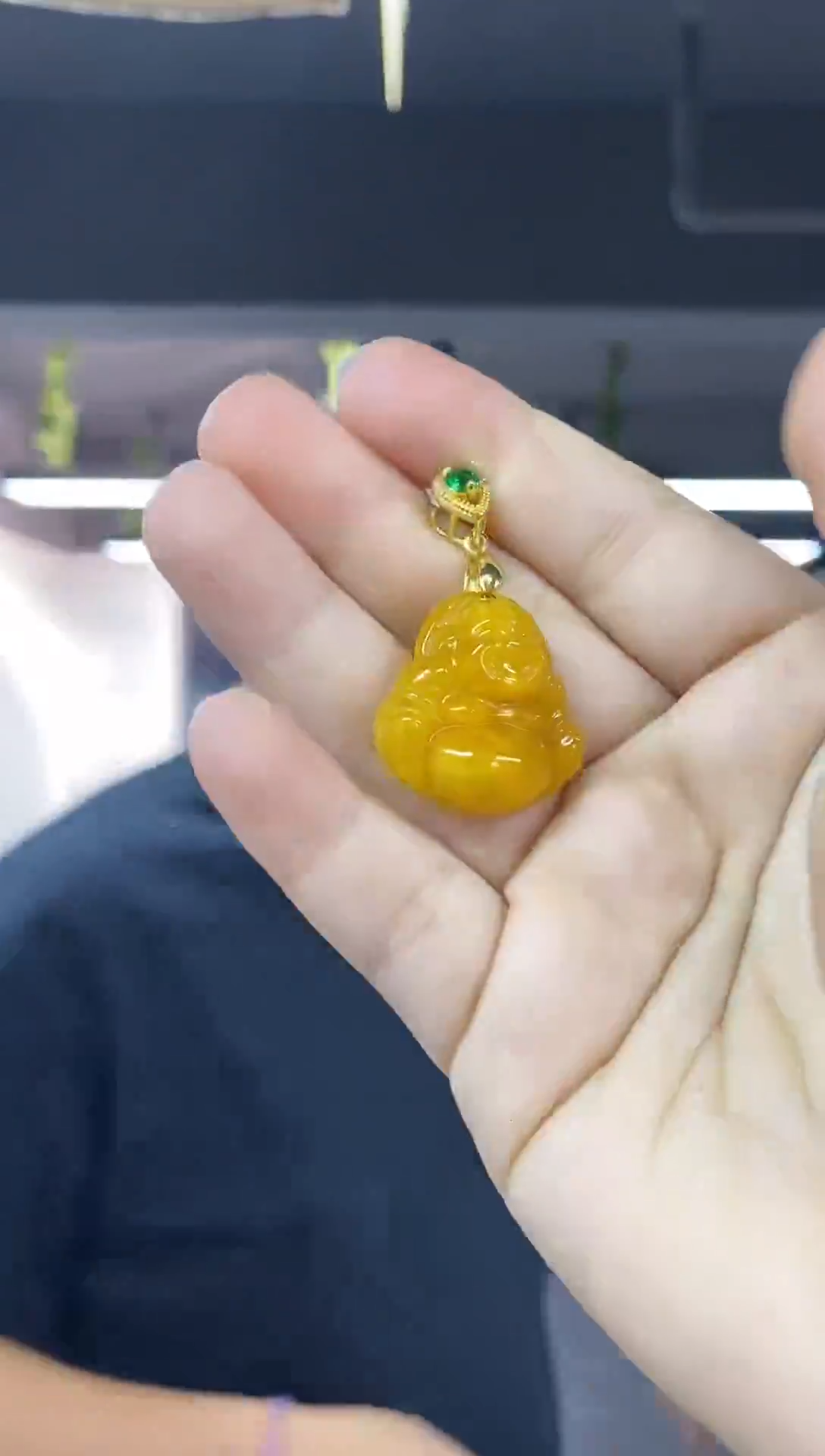 颈饰未镶嵌翡翠多样性发其一颜色微差