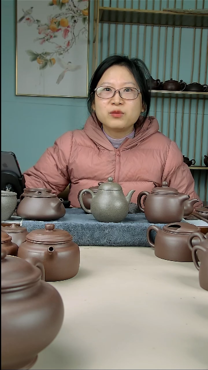 茶壶紫砂赤*210秋水蟹壳清杯子