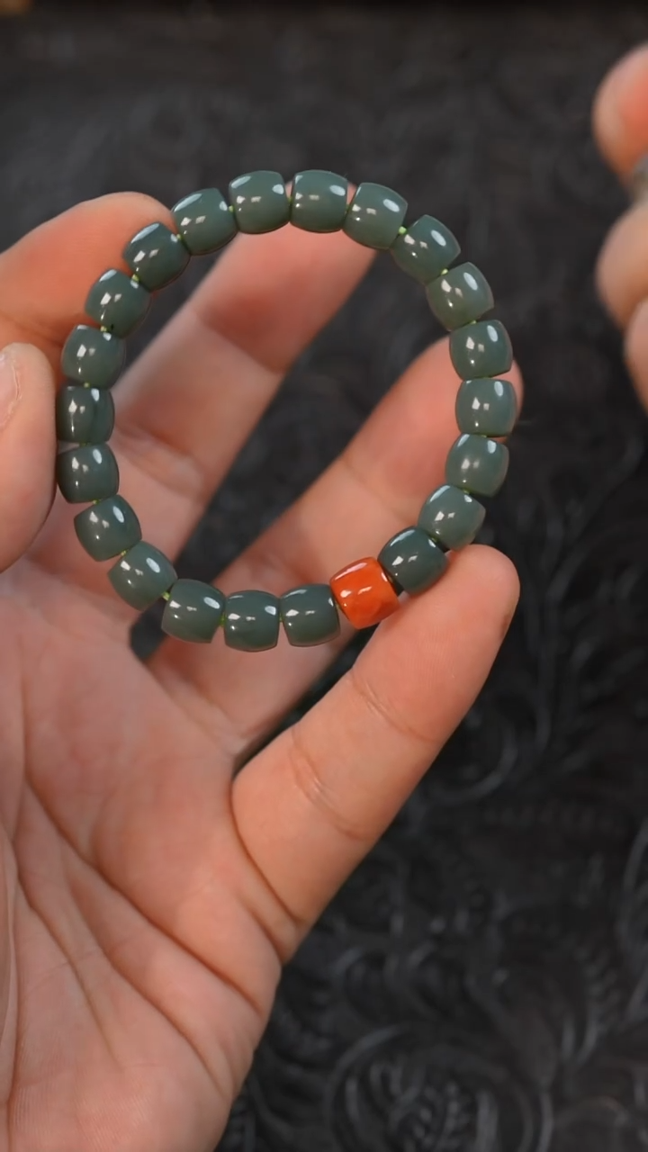 未镶嵌手串和田玉多样性发一件16