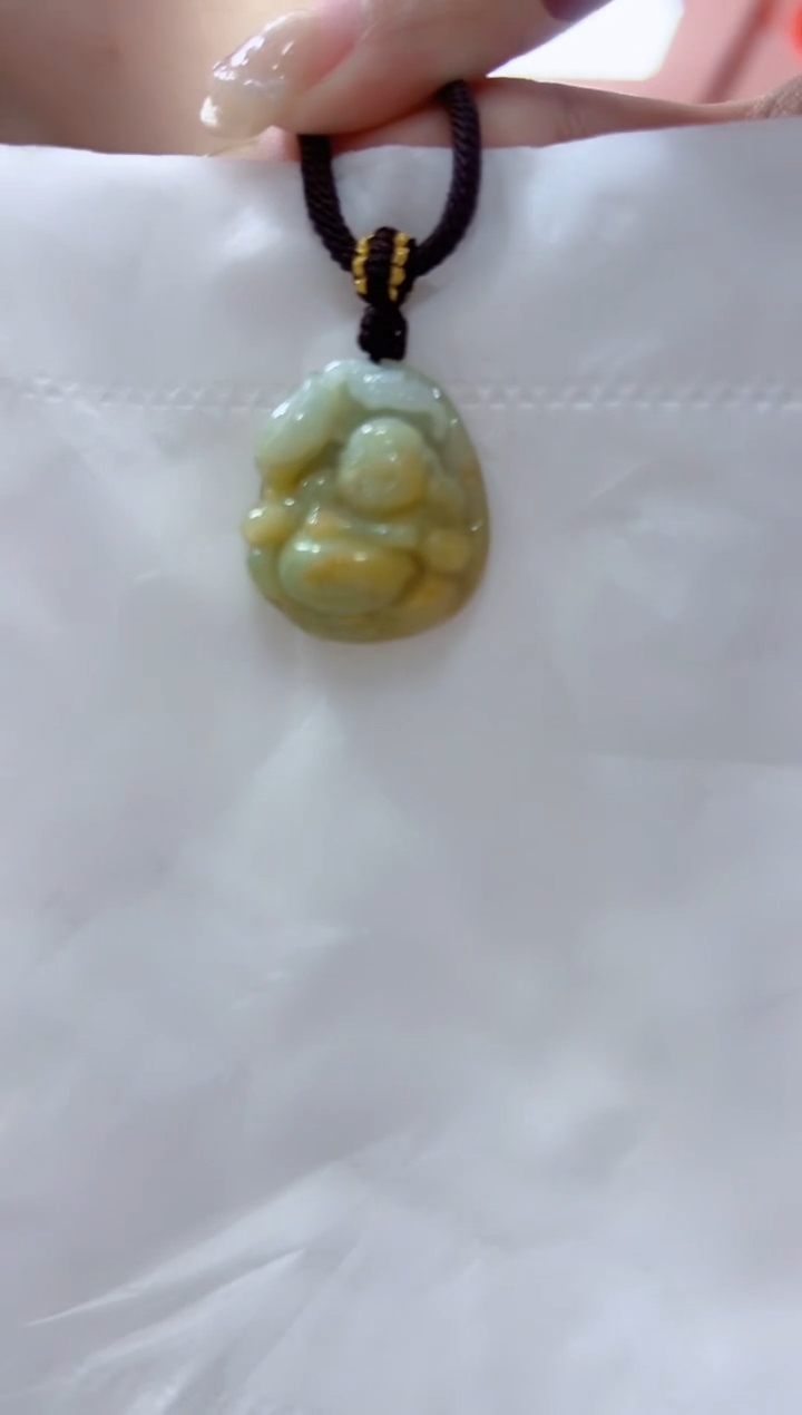 【闪购商品】翡翠颈饰未镶嵌孤品佛公