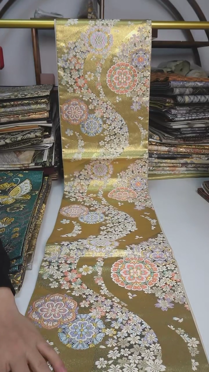【闪购商品】织绣55西阵织六通宝相花