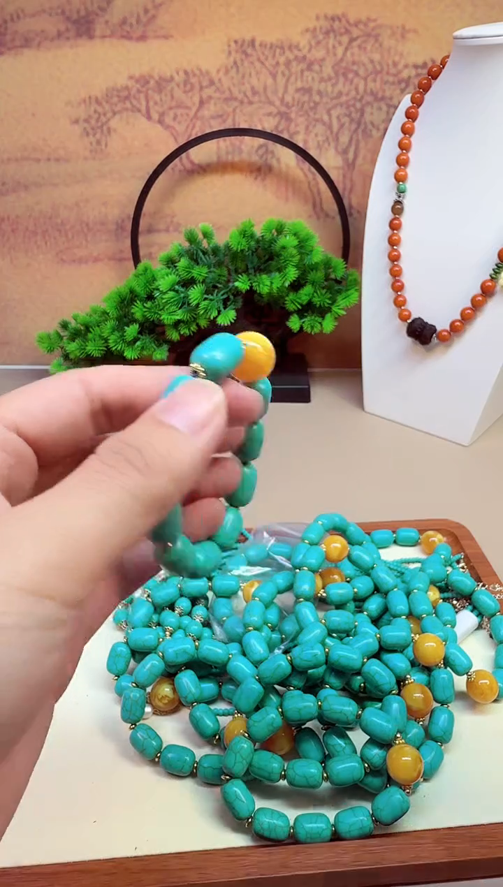 14K金镶嵌颈饰玛瑙/玉髓A72 