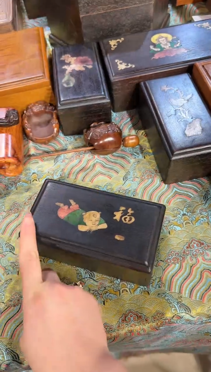 【闪购商品】木木艺紫檀福娃机关盒98.88888