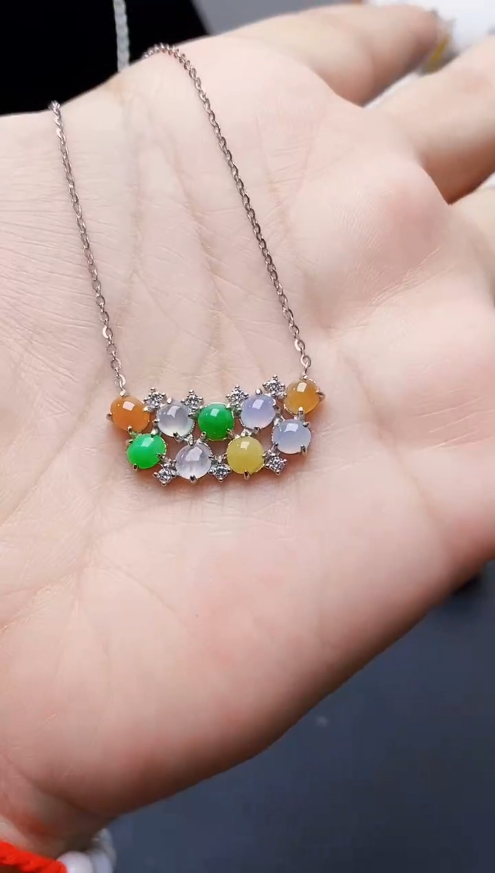 银S925镶嵌戒指翡翠0439