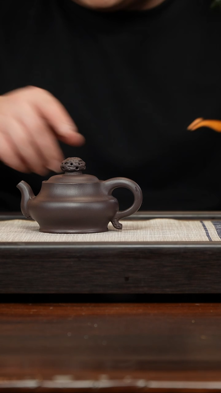 【闪购商品】紫砂茶壶四底乾坤150cc