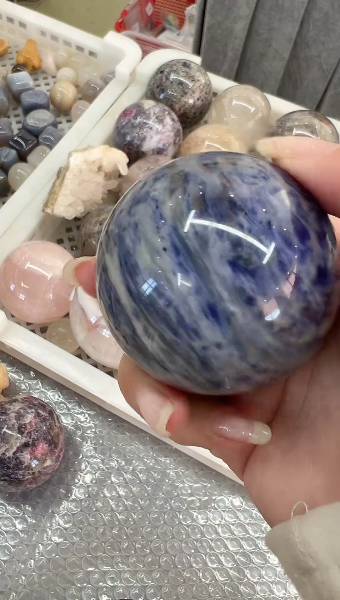 未镶嵌青金石球S123