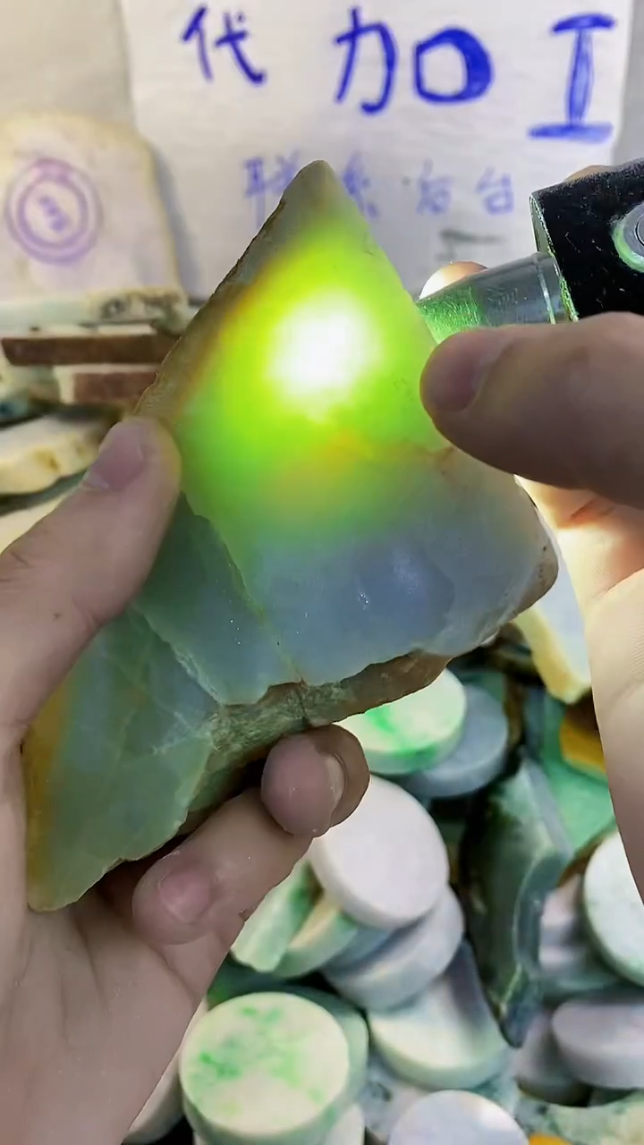 裸石翡翠纯天然翡翠A货28