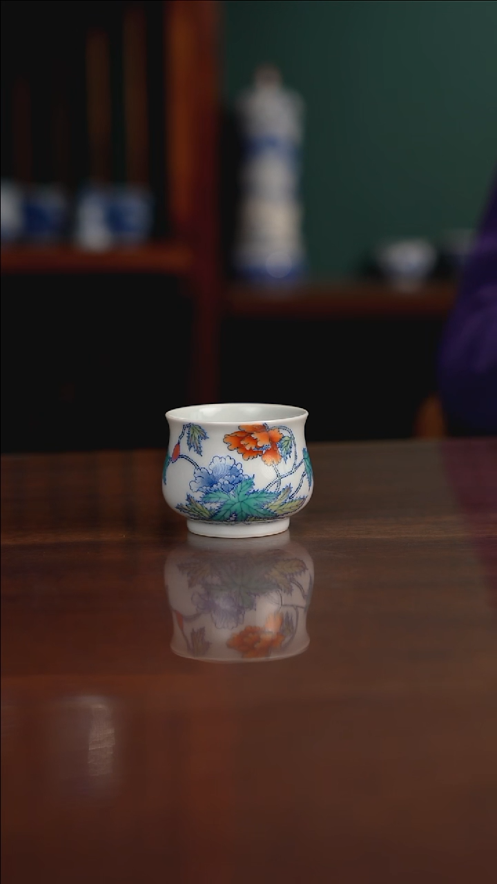 空山明月 新斗彩 虞美人