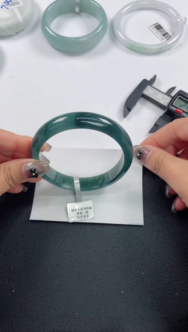 未镶嵌手镯翡翠基地发货H8978 59+