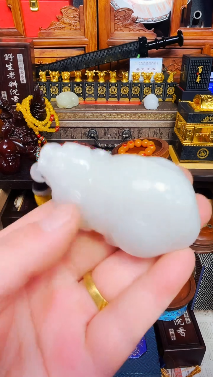 【闪购商品】和田玉把件未镶嵌精品精品 独具匠心