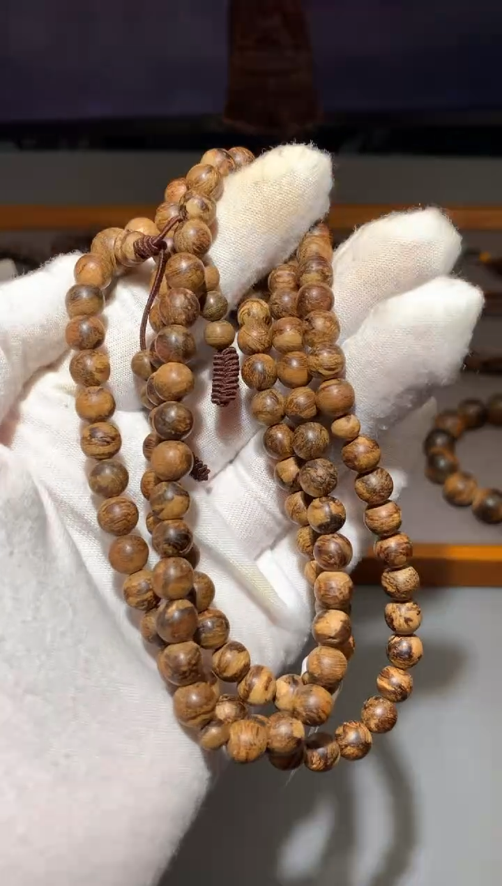 【闪购商品】沉香碎屑沉香达拉干虎斑沉香0.7*108颗