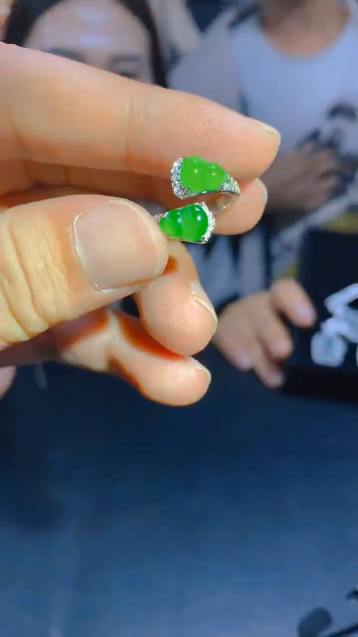 【闪购商品】翡翠戒指未镶嵌0984869076多样性发一
