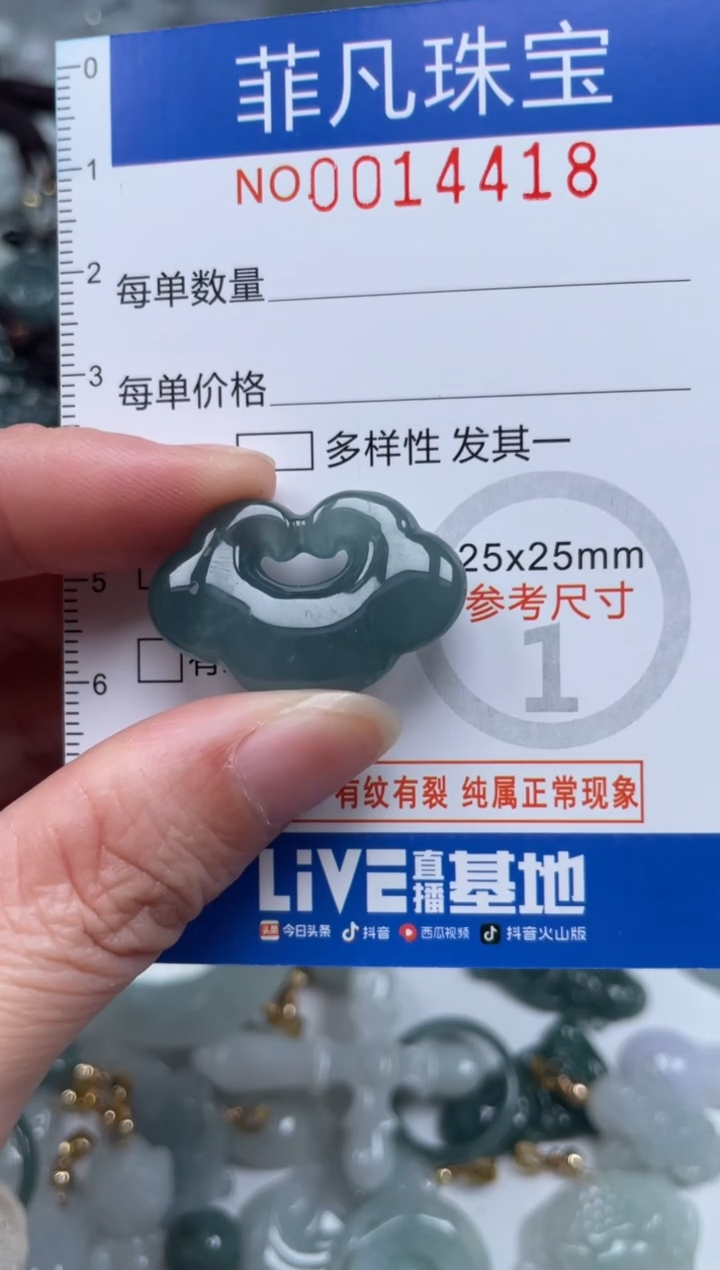 颈饰未镶嵌翡翠14418