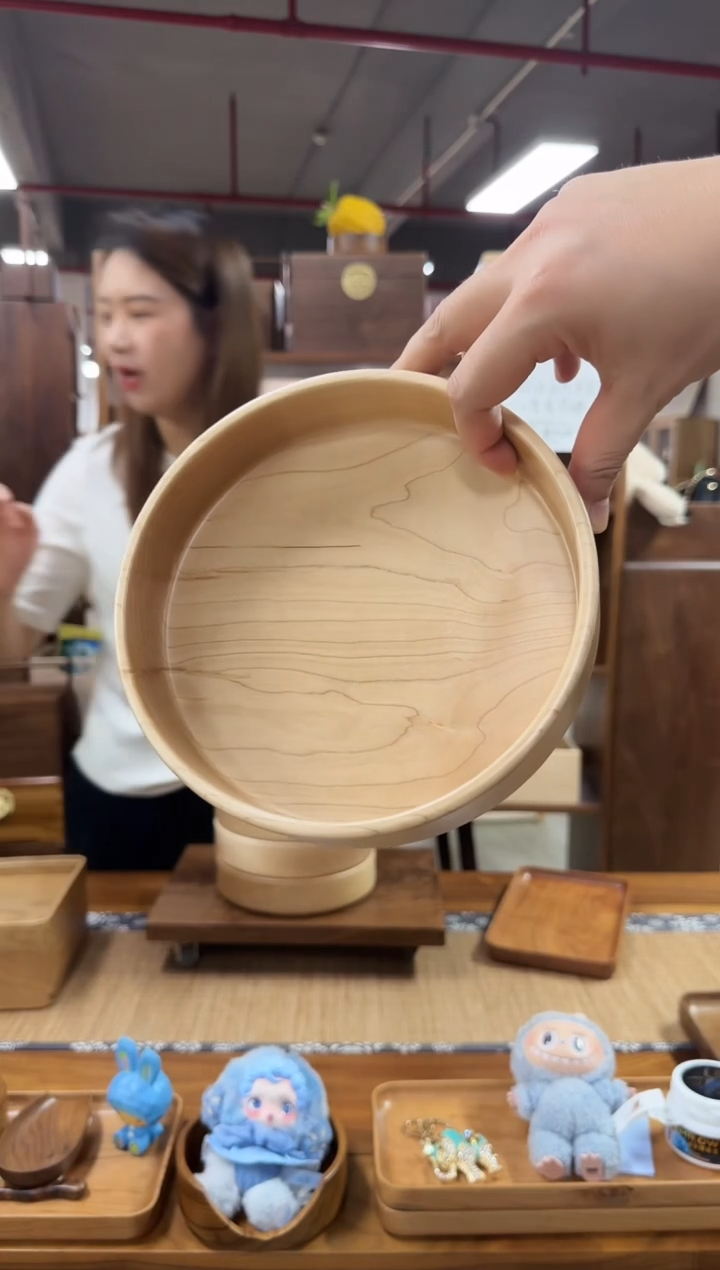 木硬枫木19圆深盘