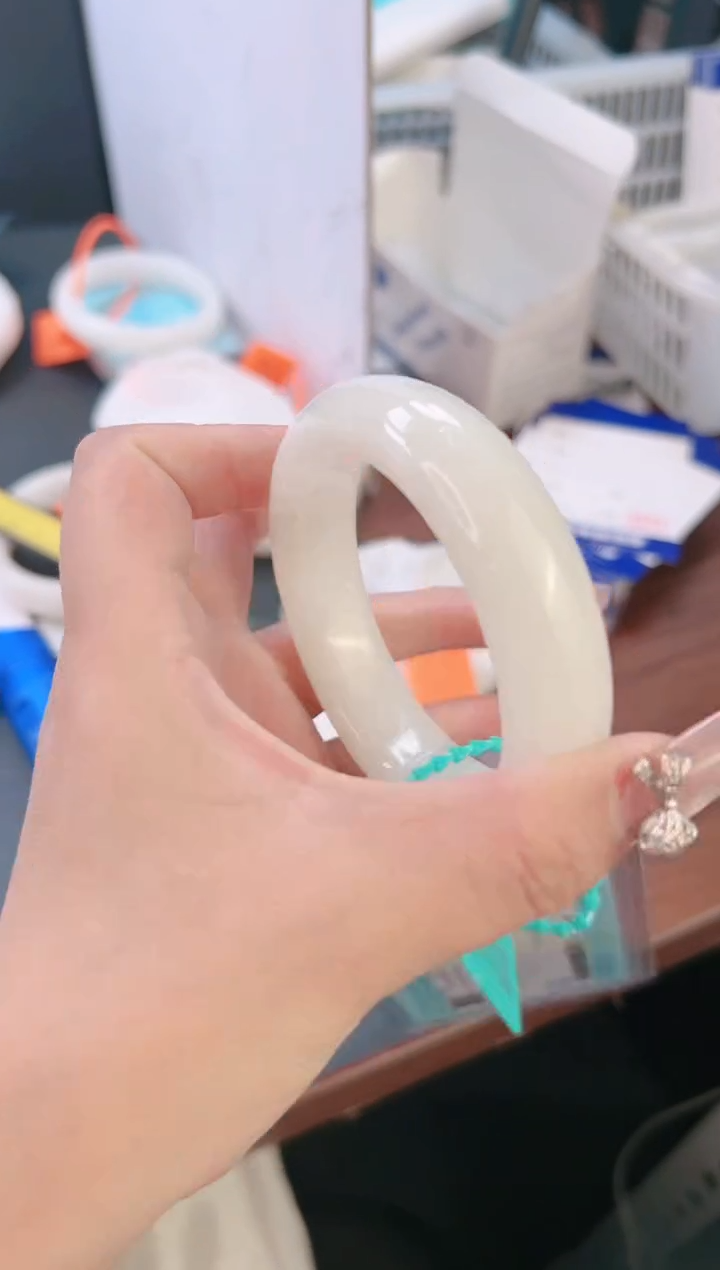 未镶嵌手镯和田玉12T34-54