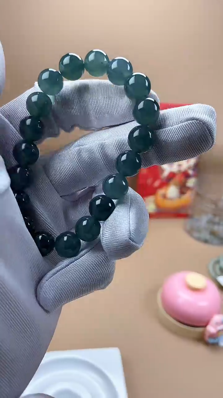 【闪购商品】翡翠手串未镶嵌天然翡翠A货 WEI LIAO