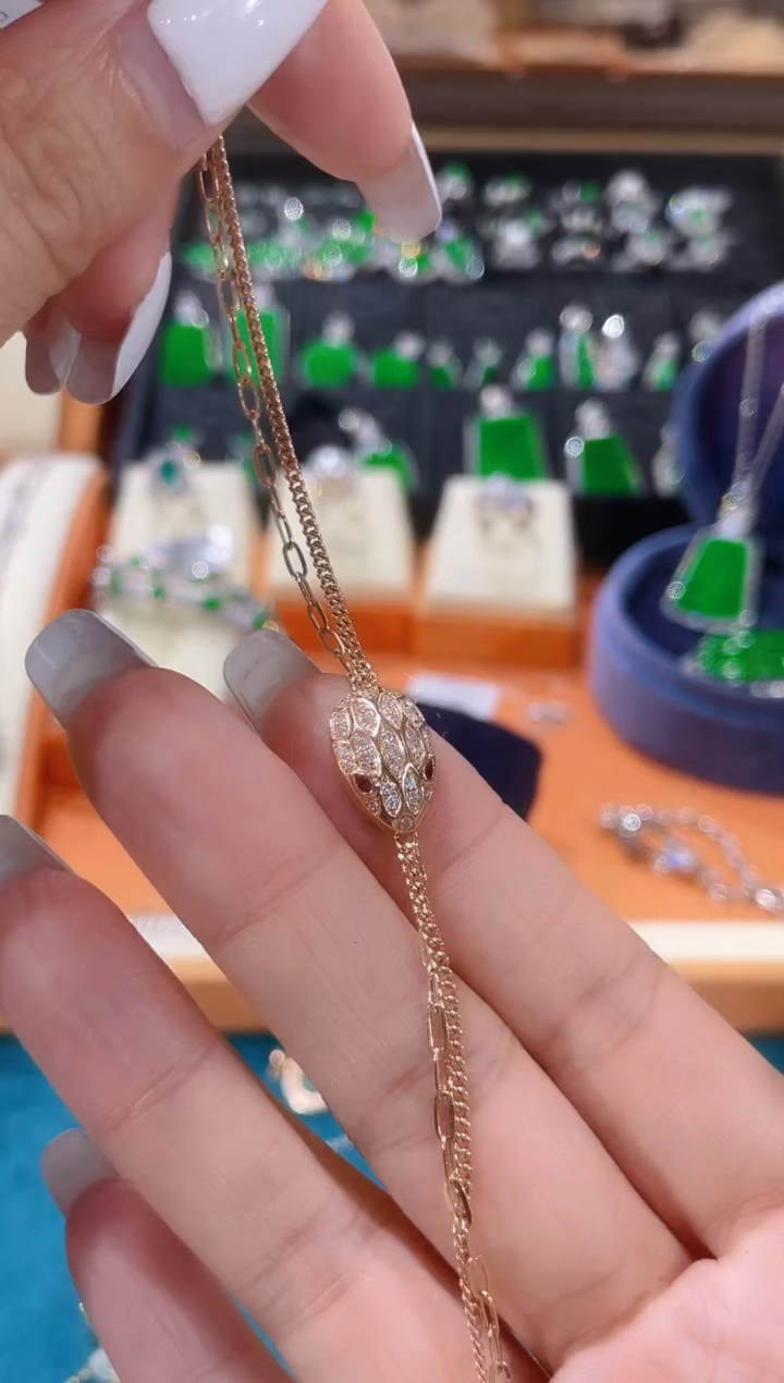 【闪购商品】钻石手链18K金镶嵌手链