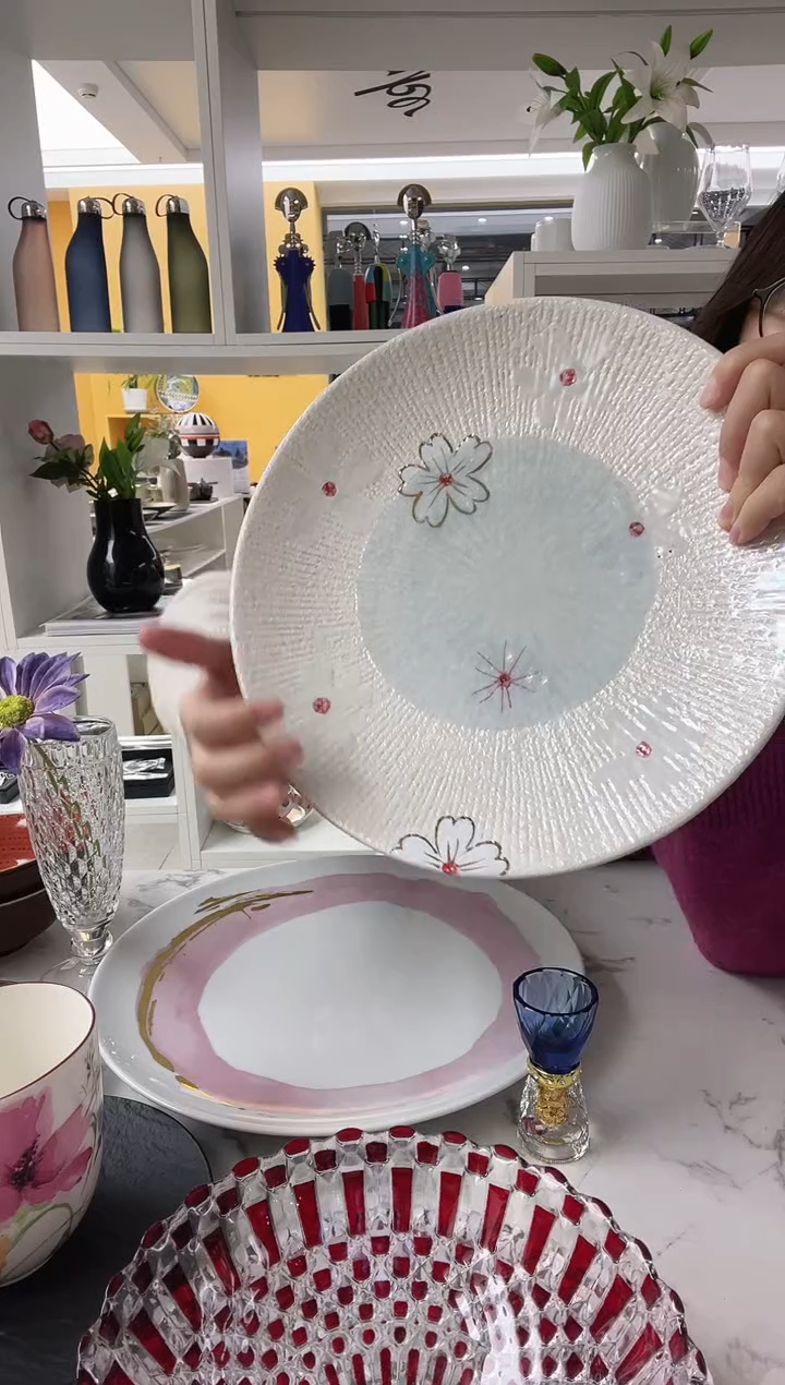 孤品 10寸 花朵 盘