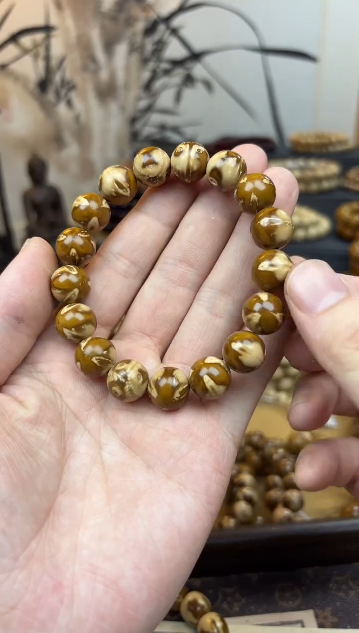 【闪购商品】紫金鼠手串13黄金三叶草熊猫