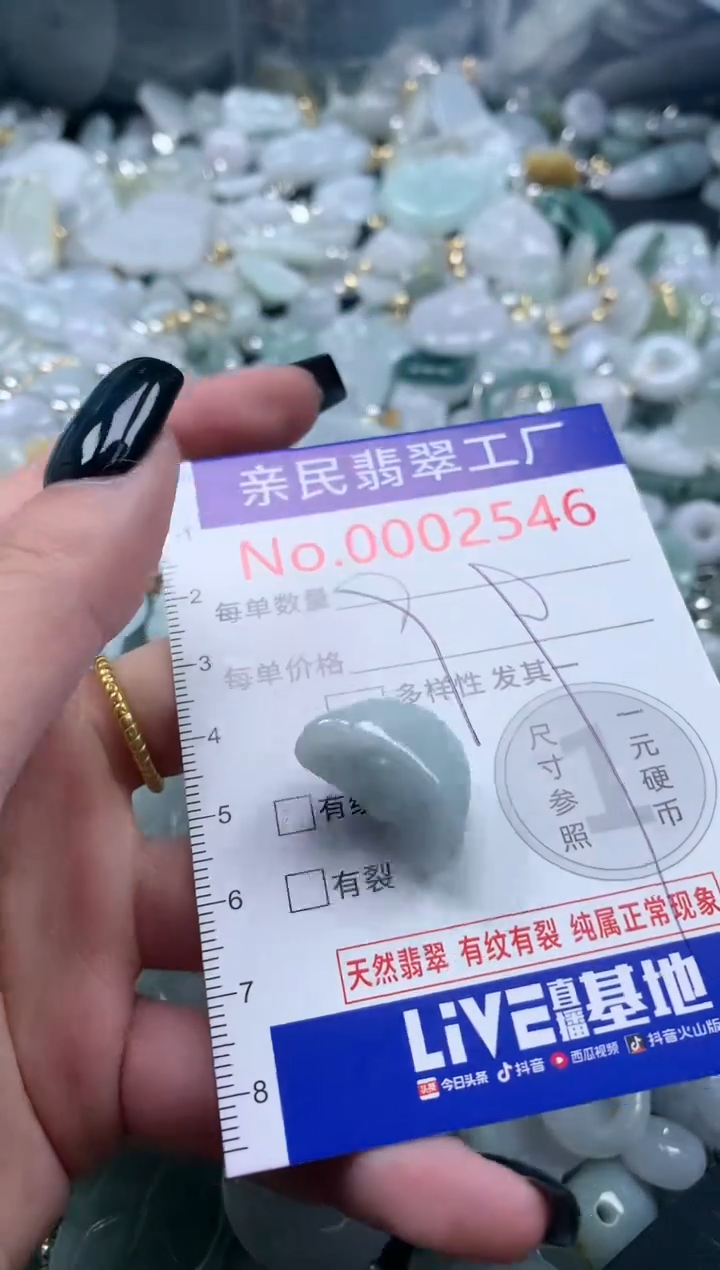 翡翠未镶嵌吊坠(不含链)2546